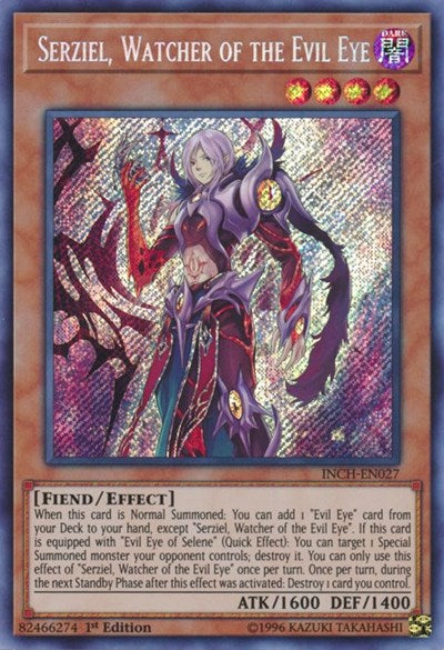 Serziel, Watcher of the Evil Eye (INCH-EN027) [The Infinity Chasers]