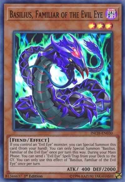 Basilius, Familiar of the Evil Eye (INCH-EN030) [The Infinity Chasers]