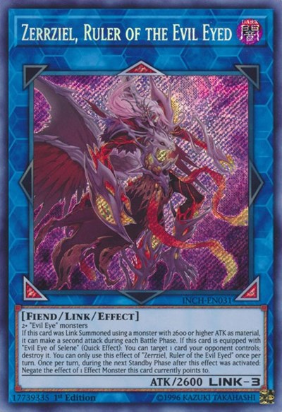 Zerrziel, Ruler of the Evil Eyed (INCH-EN031) [The Infinity Chasers]