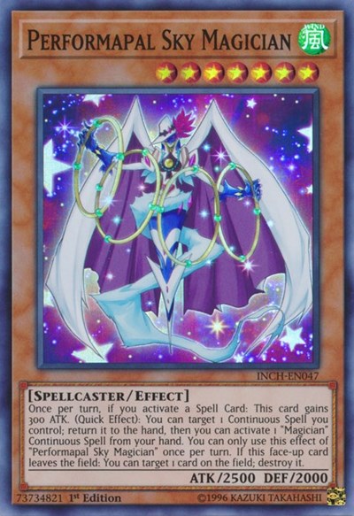 Performapal Sky Magician (INCH-EN047) [The Infinity Chasers]
