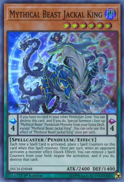Mythical Beast Jackal King (INCH-EN048) [The Infinity Chasers]