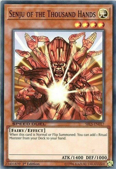 Senju of the Thousand Hands (SBLS-EN017) [Speed Duel: Arena of Lost Souls]