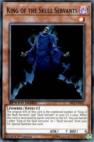 King of the Skull Servants (SBLS-EN031) [Speed Duel: Arena of Lost Souls]