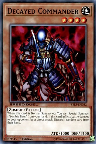 Decayed Commander (SBLS-EN032) [Speed Duel: Arena of Lost Souls]