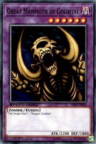 Great Mammoth of Goldfine (SBLS-EN034) [Speed Duel: Arena of Lost Souls]