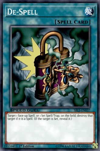 De-Spell (SBLS-EN037) [Speed Duel: Arena of Lost Souls]