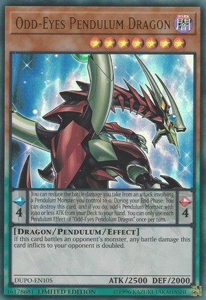 Odd-Eyes Pendulum Dragon (DUPO-EN105) [Duel Power]