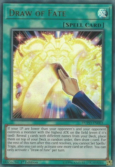 Draw of Fate (DUPO-EN003) [Duel Power]