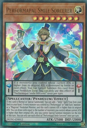 Performapal Smile Sorcerer (DUPO-EN012) [Duel Power]