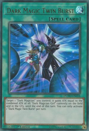 Dark Magic Twin Burst (DUPO-EN018) - Duel Power 1st Edition