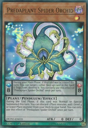 Predaplant Spider Orchid (DUPO-EN035) [Duel Power]