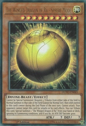 The Winged Dragon of Ra - Sphere Mode (DUPO-EN045) [Duel Power]