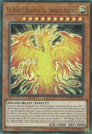 The Winged Dragon of Ra - Immortal Phoenix (DUPO-EN046) [Duel Power]