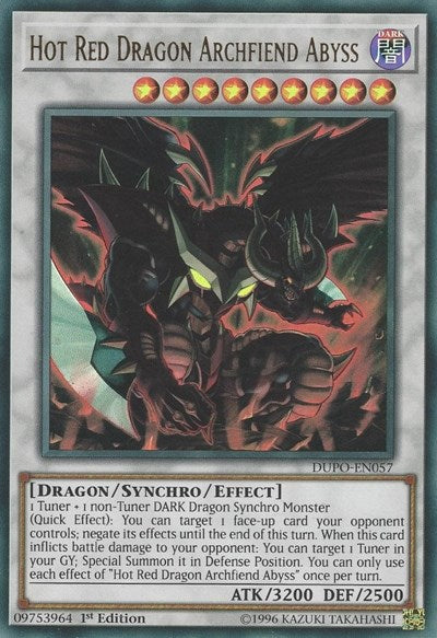 Hot Red Dragon Archfiend Abyss (DUPO-EN057) [Duel Power]