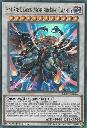 Hot Red Dragon Archfiend King Calamity (DUPO-EN059) [Duel Power]