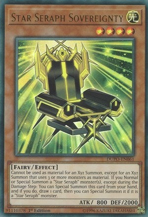 Star Seraph Sovereignty (DUPO-EN061) [Duel Power]