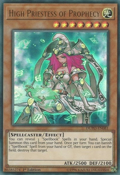 High Priestess of Prophecy (DUPO-EN081) [Duel Power]