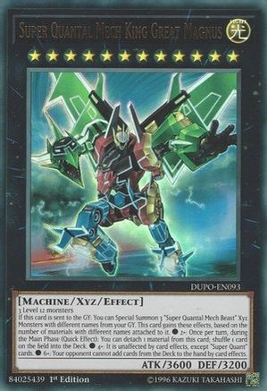 Super Quantal Mech King Great Magnus (DUPO-EN093) - Duel Power Unlimited