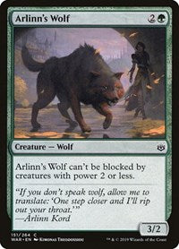 Arlinn's Wolf (151) [War of the Spark]