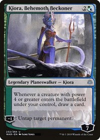 Kiora, Behemoth Beckoner (232) [War of the Spark]