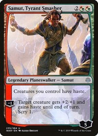 Samut, Tyrant Smasher (235) [War of the Spark]