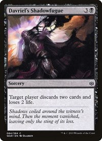Davriel's Shadowfugue (84) [War of the Spark]