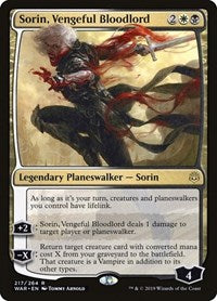 Sorin, Vengeful Bloodlord (217) [War of the Spark]