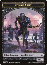 Zombie Army Token (009) (9) [War of the Spark]
