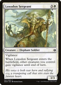 Loxodon Sergeant (21) [War of the Spark]