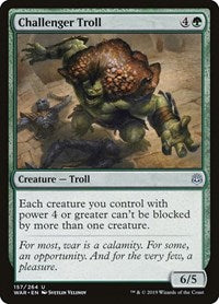 Challenger Troll (157) [War of the Spark]