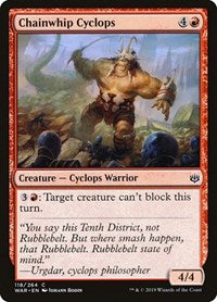 Chainwhip Cyclops (118) [War of the Spark]