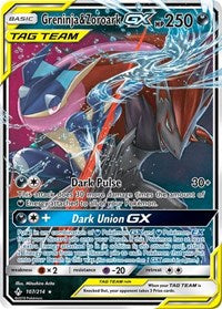 Greninja & Zoroark GX (107/214) [SM - Unbroken Bonds]
