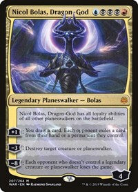Nicol Bolas, Dragon-God (207) [War of the Spark]