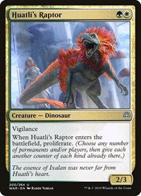 Huatli's Raptor (200) [War of the Spark]