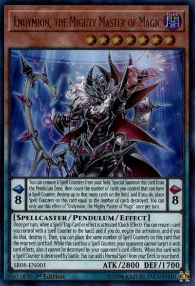 Endymion, the Mighty Master of Magic (SR08-EN001) [Structure Deck: Order of the Spellcasters]