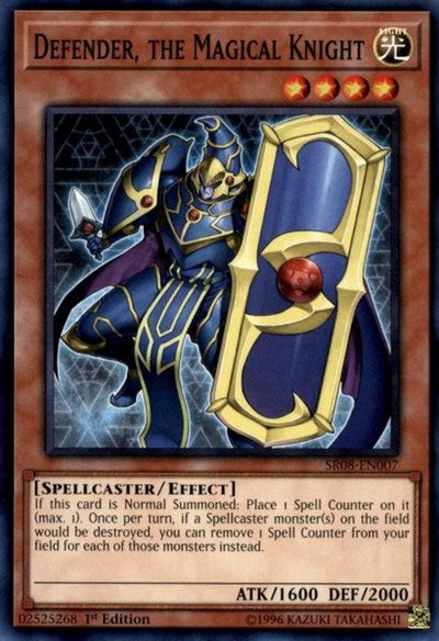 Defender, the Magical Knight (SR08-EN007) [Structure Deck: Order of the Spellcasters]