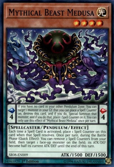 Mythical Beast Medusa (SR08-EN009) [Structure Deck: Order of the Spellcasters]