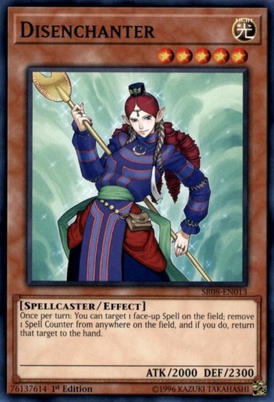 Disenchanter (SR08-EN013) [Structure Deck: Order of the Spellcasters]