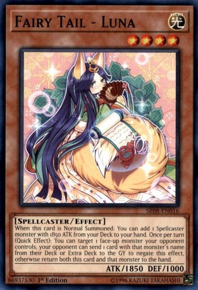 Fairy Tail - Luna (SR08-EN016) [Structure Deck: Order of the Spellcasters]