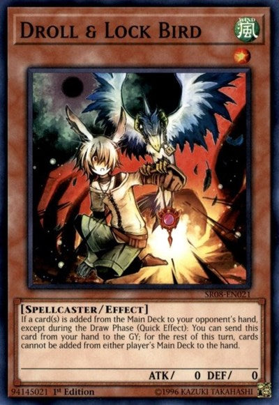 Droll & Lock Bird (SR08-EN021) [Structure Deck: Order of the Spellcasters]