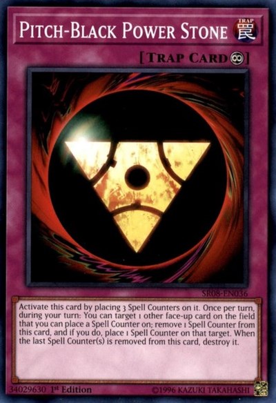 Pitch-Black Power Stone (SR08-EN036) [Structure Deck: Order of the Spellcasters]