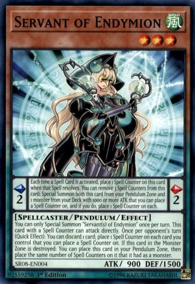 Servant of Endymion (SR08-EN004) [Structure Deck: Order of the Spellcasters]