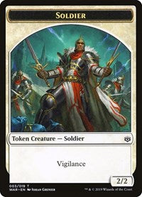 Soldier Token (3) [War of the Spark]