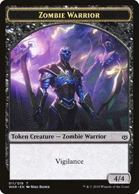 Zombie Warrior Token (11) [War of the Spark]