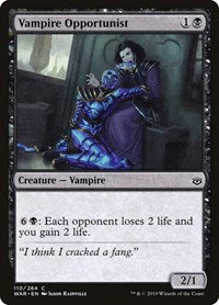 Vampire Opportunist (110) [War of the Spark]