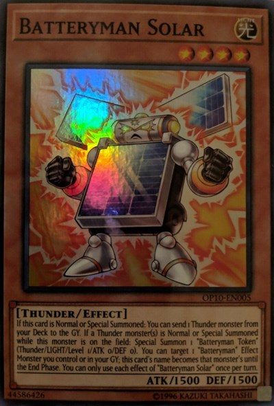 Batteryman Solar (OP10-EN005) [OTS Tournament Pack 10]