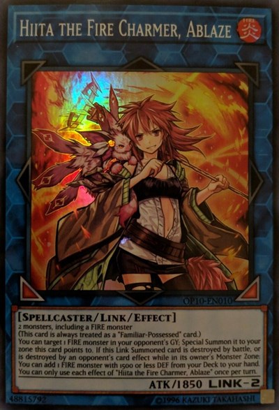 Hiita the Fire Charmer, Ablaze (OP10-EN010) [OTS Tournament Pack 10]