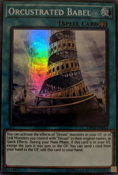Orcustrated Babel (OP10-EN012) [OTS Tournament Pack 10]