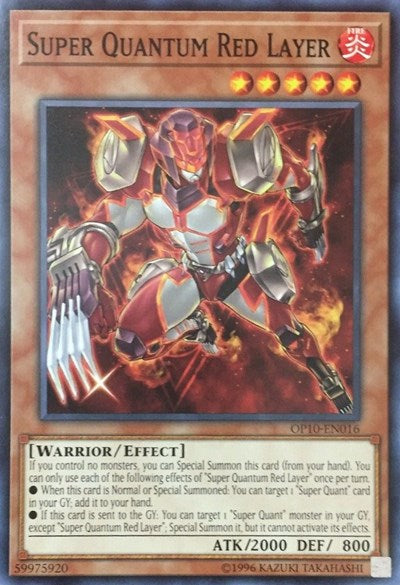 Super Quantum Red Layer (OP10-EN016) [OTS Tournament Pack 10]