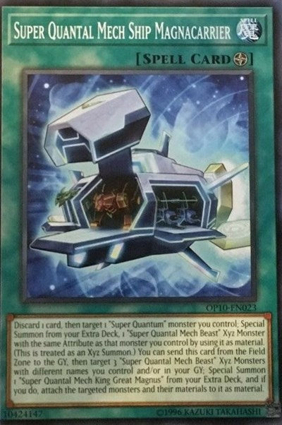 Super Quantal Mech Ship Magnacarrier (OP10-EN023) [OTS Tournament Pack 10]
